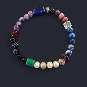 Mixed Bead Bracelet 6mm